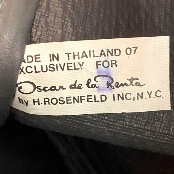 Vintage Oscar De La Renta Travel Bag Shoulder Bag - Picture 3 of 12